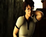 Frustrated by men, woman turns to mystical charm for satisfaction in vivid animated story – hermione want sex, but harry potter want play.