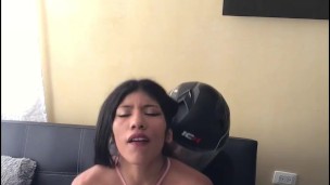 I ride my boyfriend’s hard cock until I have an orgasm