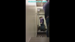 Nerdy Girl with Glasses Sucks and Fucks for First Time in Public Store