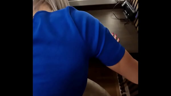 Quick anal fuck after workout with cum on ass